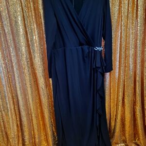 Black evening gown